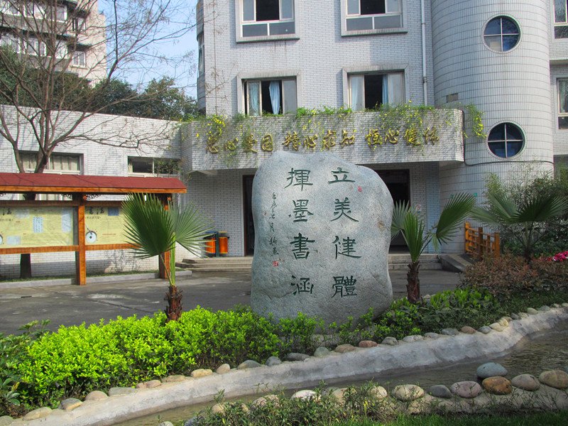 成都市奥林小学图片